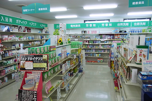 はまなす薬局滝川店店内